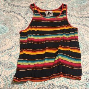 Colorful Striped Tank Top